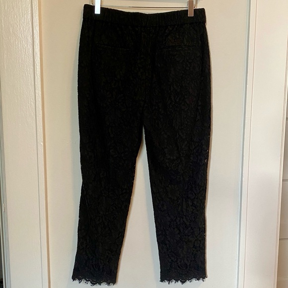 Elegant Black Lace Pants-- - Picture 5 of 9